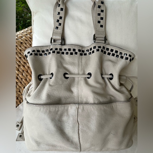 Vince Camuto Leather studded bag - Picture 3 of 7